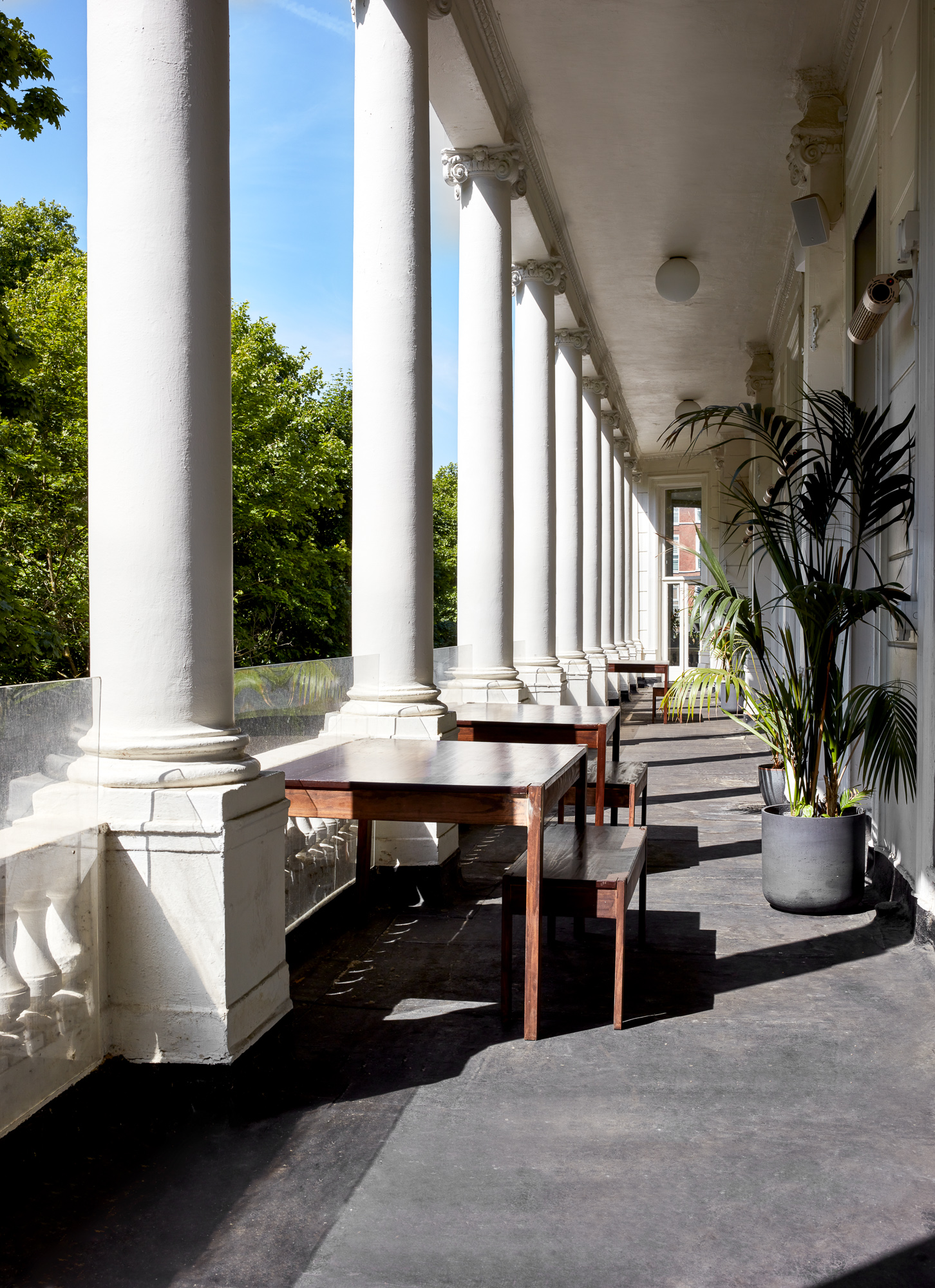 Balcony overlooking Hyde Park