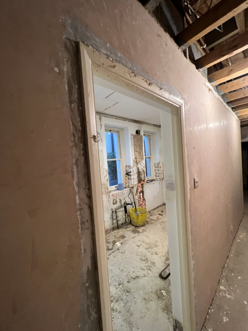 99 Structural Engineers marketing Notting Hill Gem Kitchen Renovation 800 wd During Roof Repairs